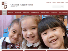 Tablet Screenshot of guardianangelschool-nyc.org